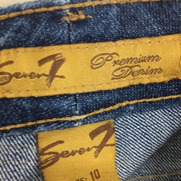Seven7 Flare Women's Jeans Size 10 - Picture 4 of 6